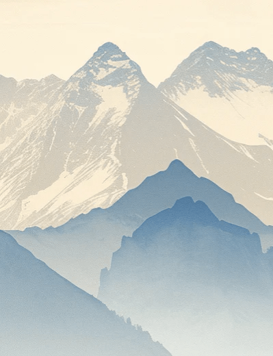 Alpes sublimes : Papier peint panoramique des sommets montagneux - Illulart: Papier peint panoramique