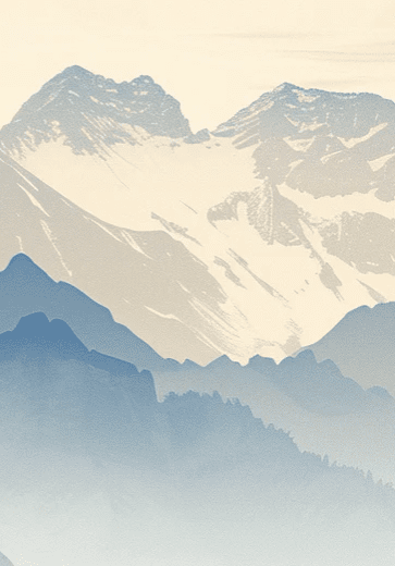 Alpes sublimes : Papier peint panoramique des sommets montagneux - Illulart: Papier peint panoramique