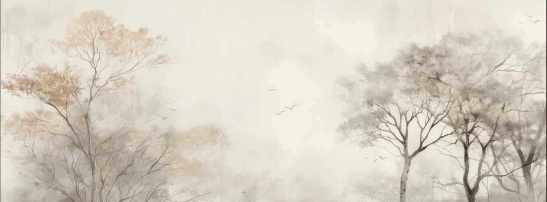 Arbre de brume - Illulart: Papier peint panoramique