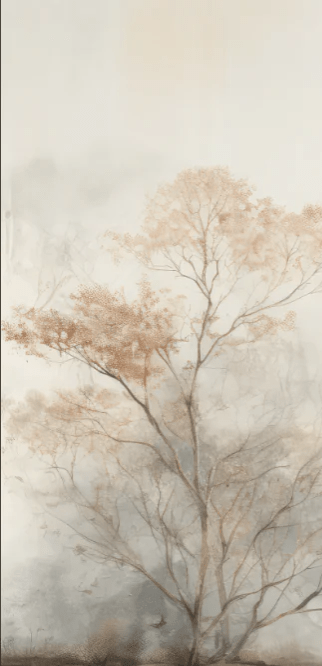 Arbre de brume - Illulart: Papier peint panoramique