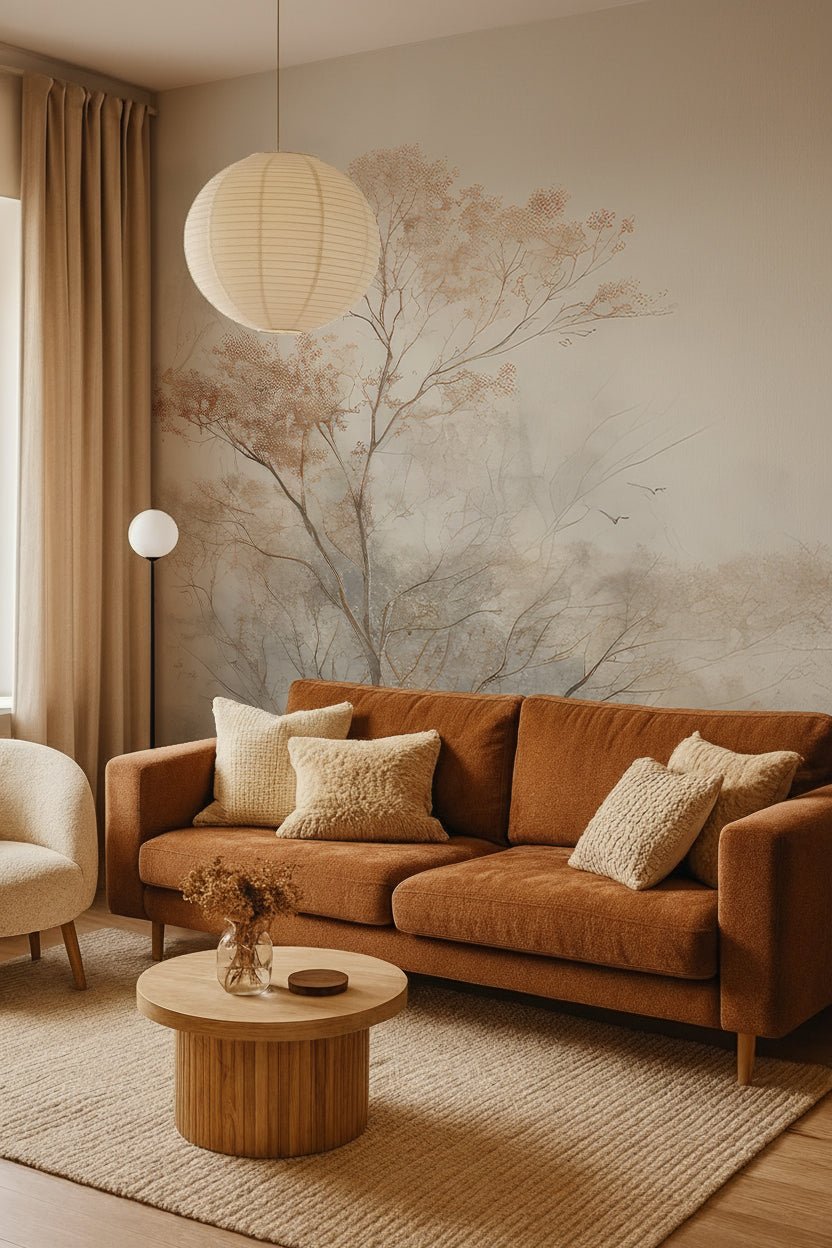 Arbre de brume - Illulart: Papier peint panoramique