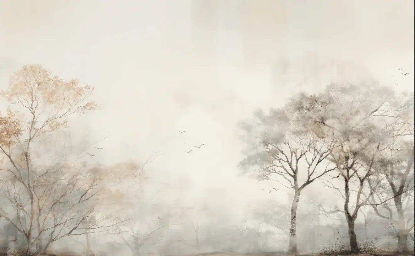 Arbre de brume - Illulart: Papier peint panoramique