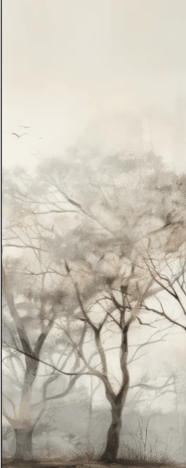 Arbre de brume - Illulart: Papier peint panoramique