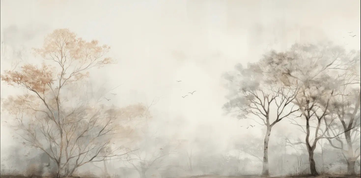 Arbre de brume - Illulart: Papier peint panoramique