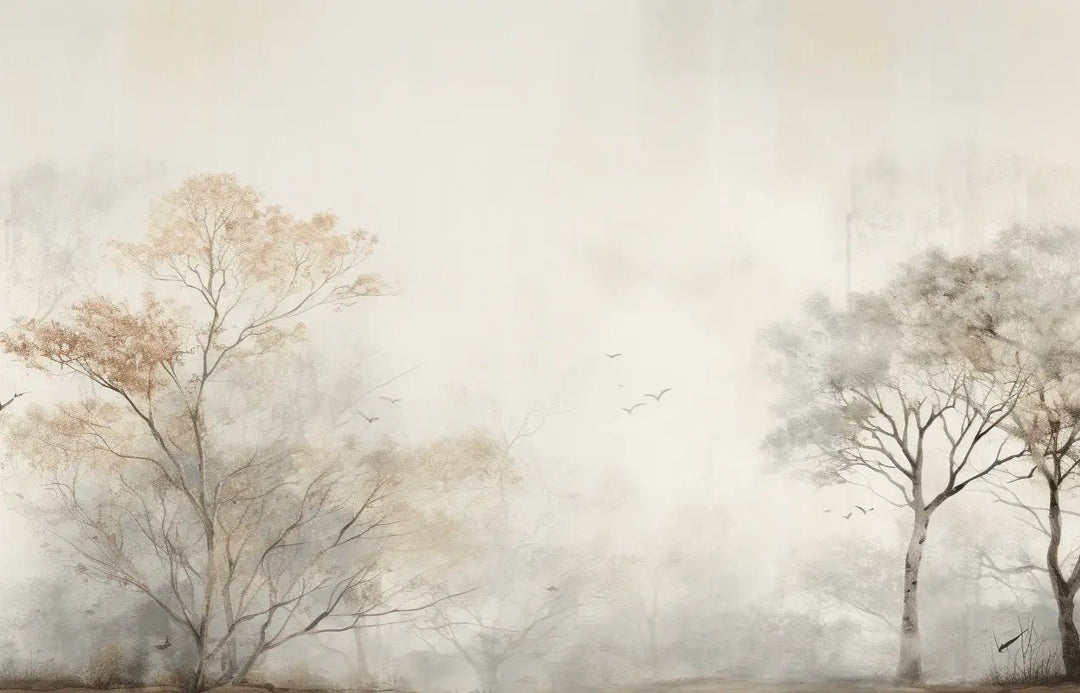 Arbre de brume - Illulart: Papier peint panoramique