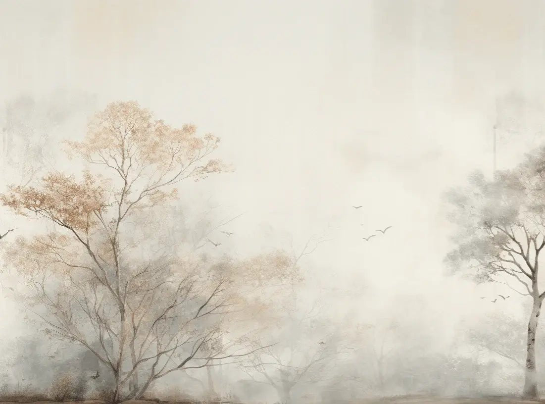 Arbre de brume - Illulart: Papier peint panoramique