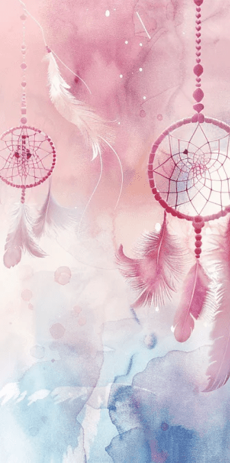 Attrape - Rêves : La Danse des Plumes en Papier Peint - Illulart: Papier peint panoramique