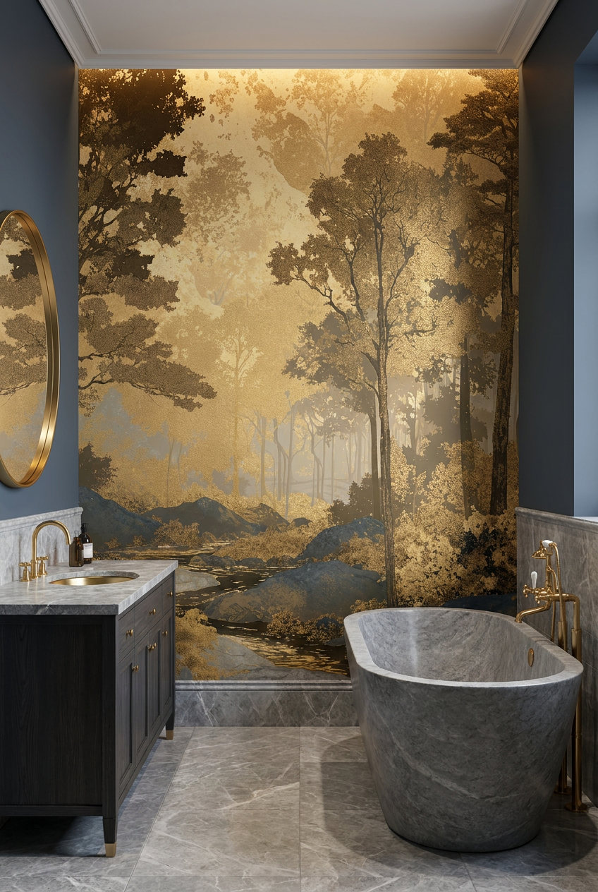 Golden Forest Dawn