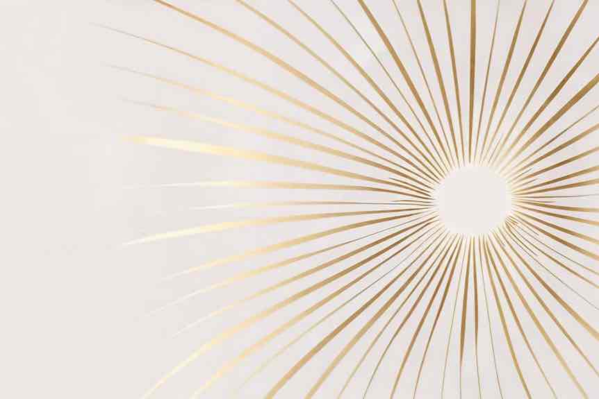 Aura Dorée : Papier Peint Panoramique Soleil Luxueux - Illulart: Papier peint panoramique
