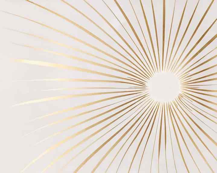 Aura Dorée : Papier Peint Panoramique Soleil Luxueux - Illulart: Papier peint panoramique