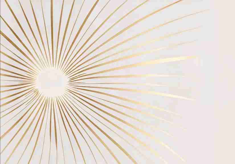 Aura Dorée : Papier Peint Panoramique Soleil Luxueux - Illulart: Papier peint panoramique