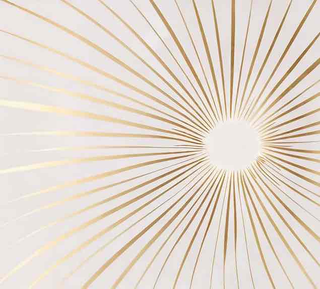 Aura Dorée : Papier Peint Panoramique Soleil Luxueux - Illulart: Papier peint panoramique