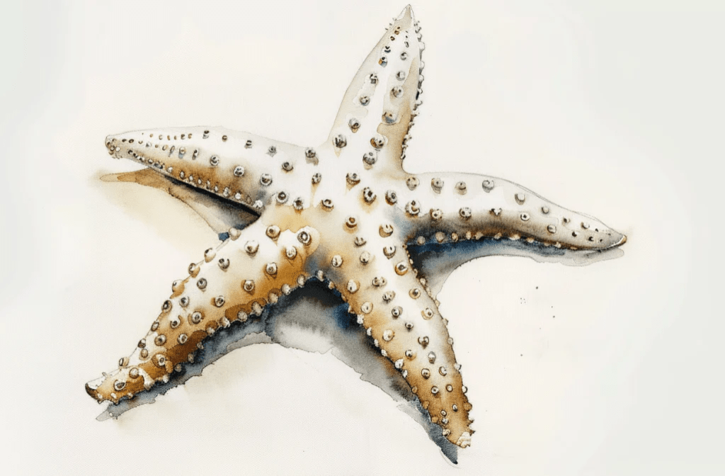 Beauté Marine : Étoile de Mer - Illulart: Papier peint panoramique