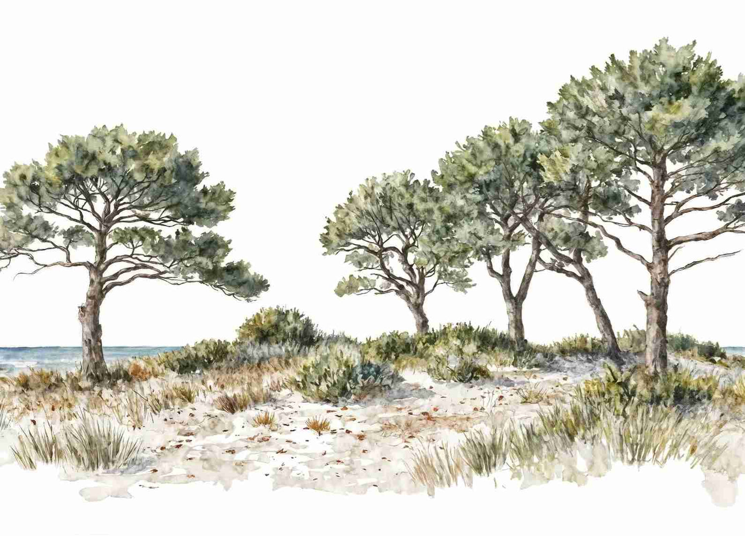 Brise des dunes - Illulart: Papier peint panoramique