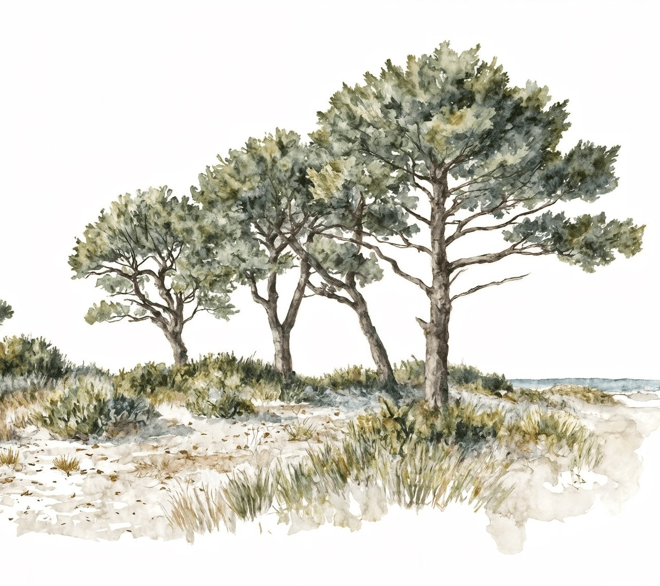 Brise des dunes - Illulart: Papier peint panoramique
