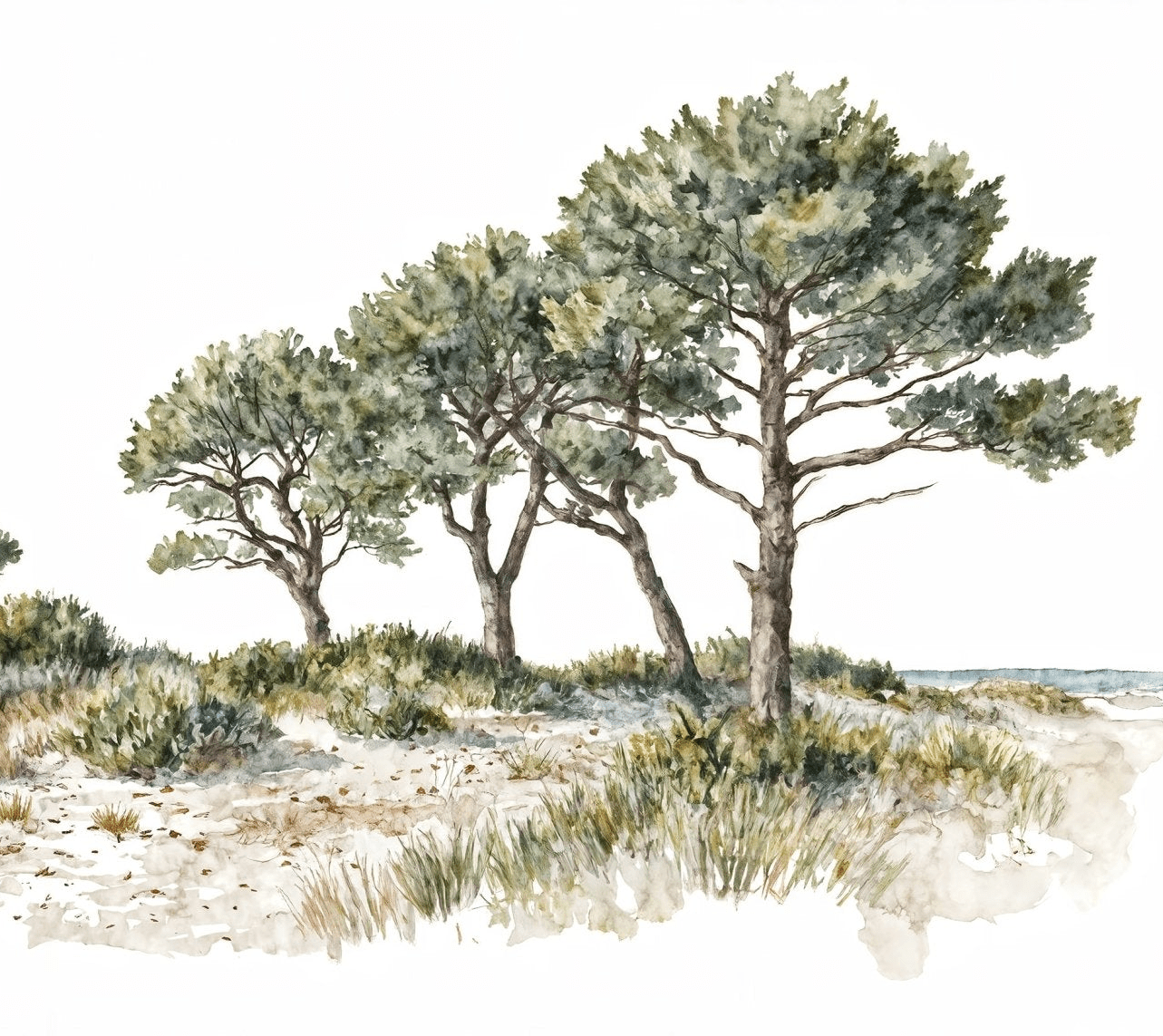 Brise des dunes - Illulart: Papier peint panoramique