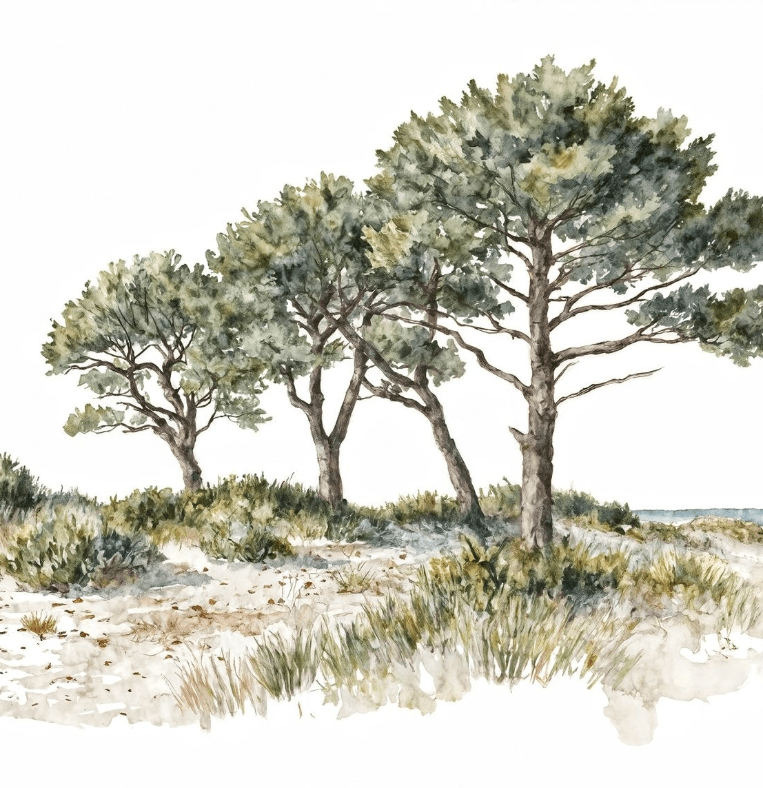 Brise des dunes - Illulart: Papier peint panoramique