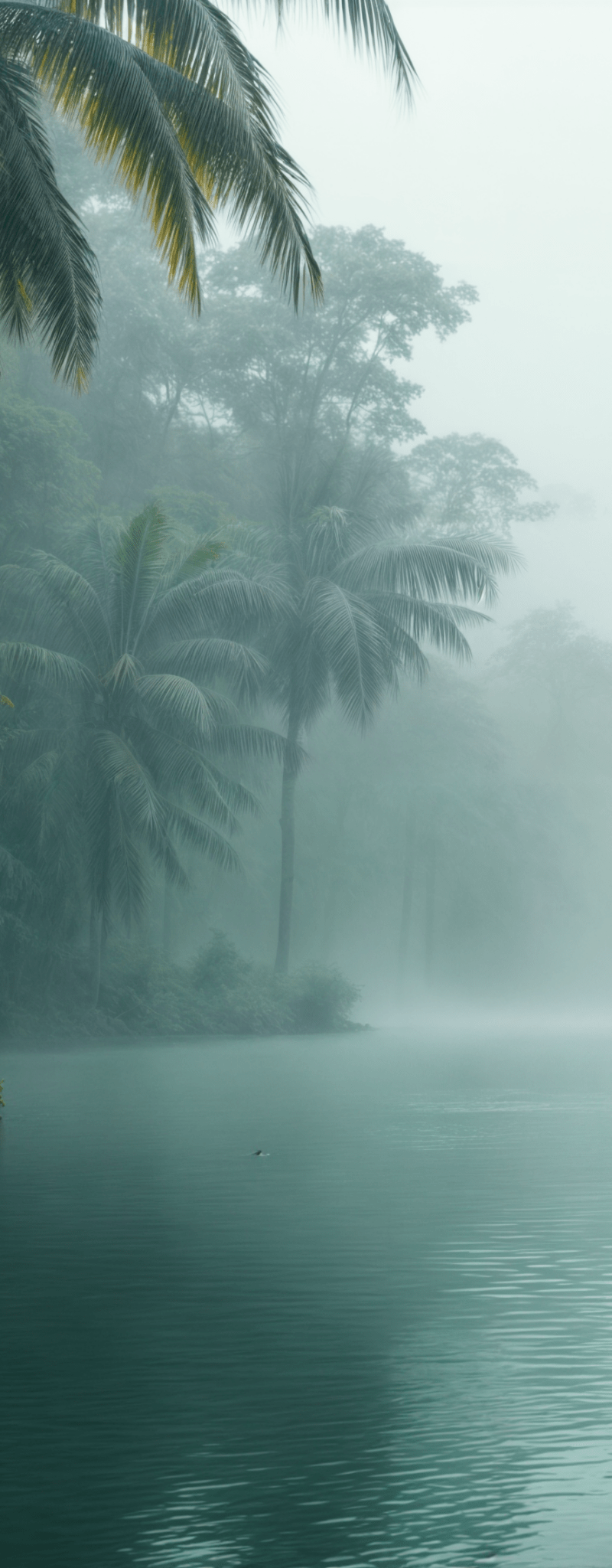 Brume Amazonienne : L’Appel de la Nature Intacte – Papier Peint Panoramique - Illulart: Papier peint panoramique