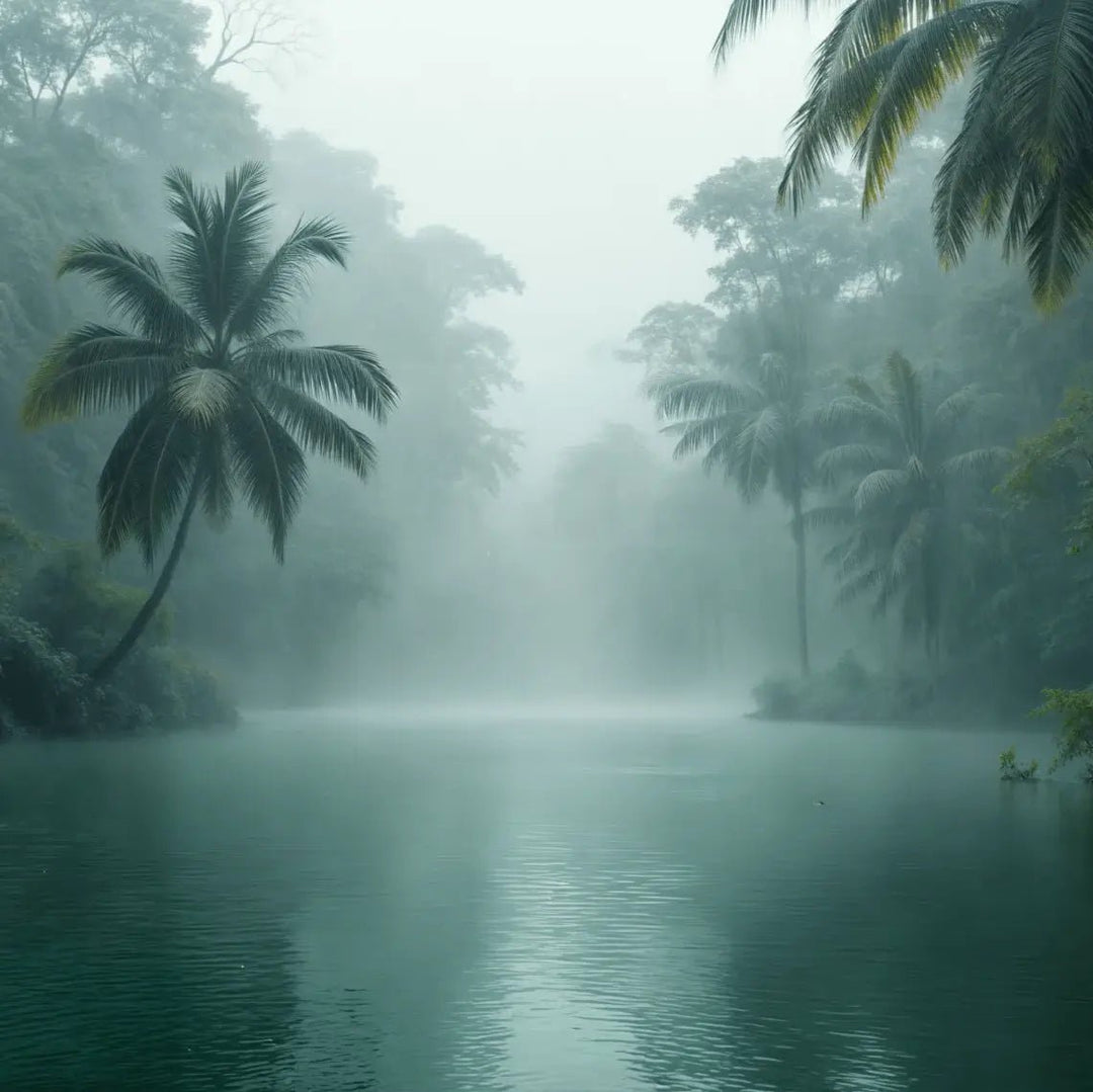 Brume Amazonienne : L’Appel de la Nature Intacte – Papier Peint Panoramique - Illulart: Papier peint panoramique