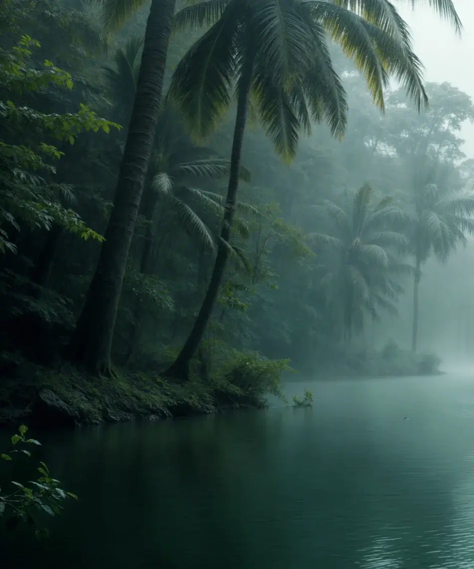 Brume Amazonienne : L’Appel de la Nature Intacte – Papier Peint Panoramique - Illulart: Papier peint panoramique