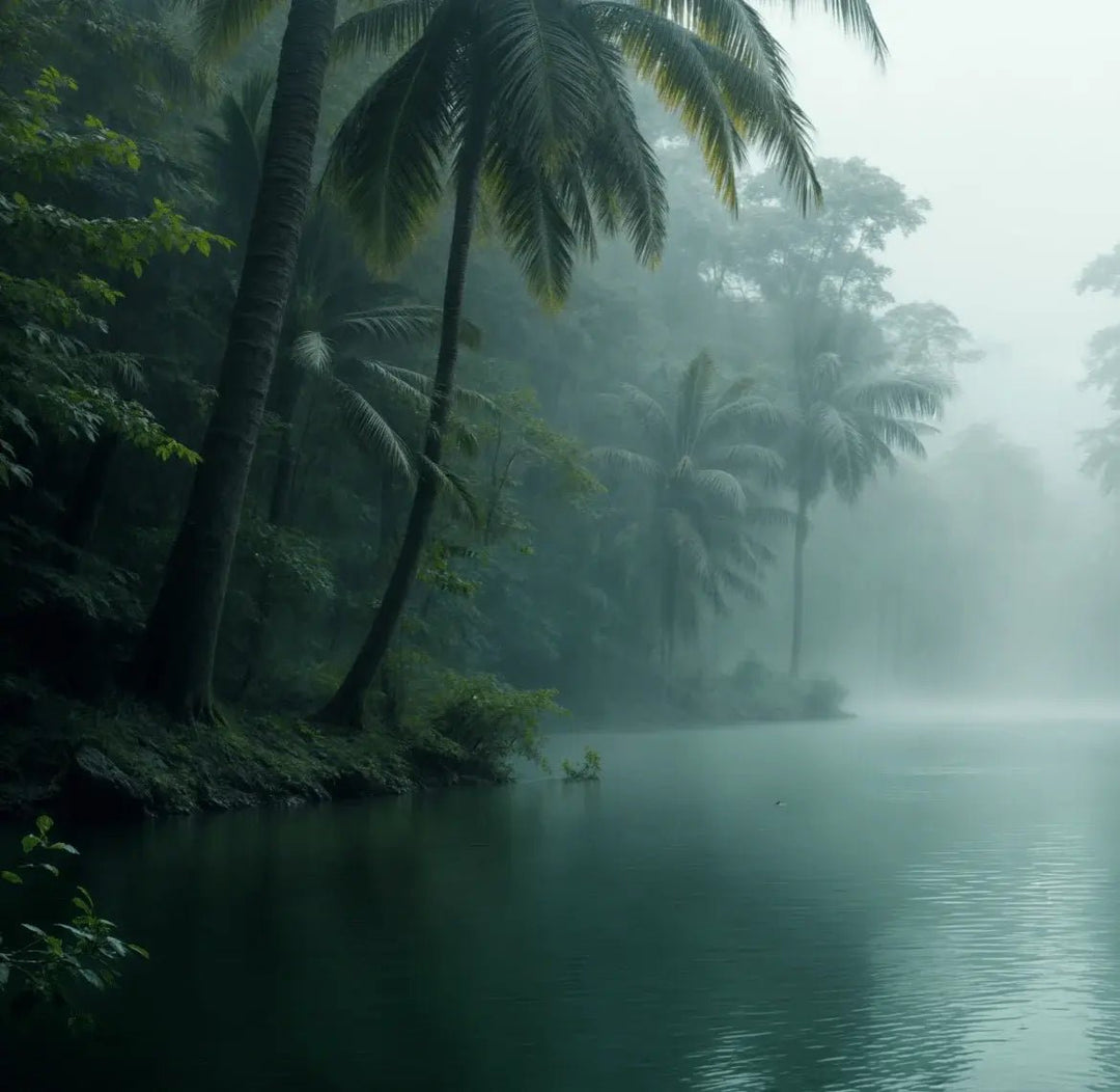 Brume Amazonienne : L’Appel de la Nature Intacte – Papier Peint Panoramique - Illulart: Papier peint panoramique