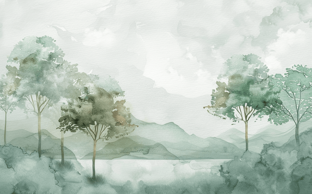 Charme Pastel - Illulart: Papier peint panoramique