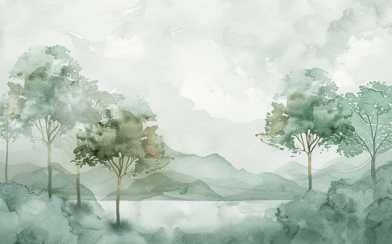 Charme Pastel - Illulart: Papier peint panoramique