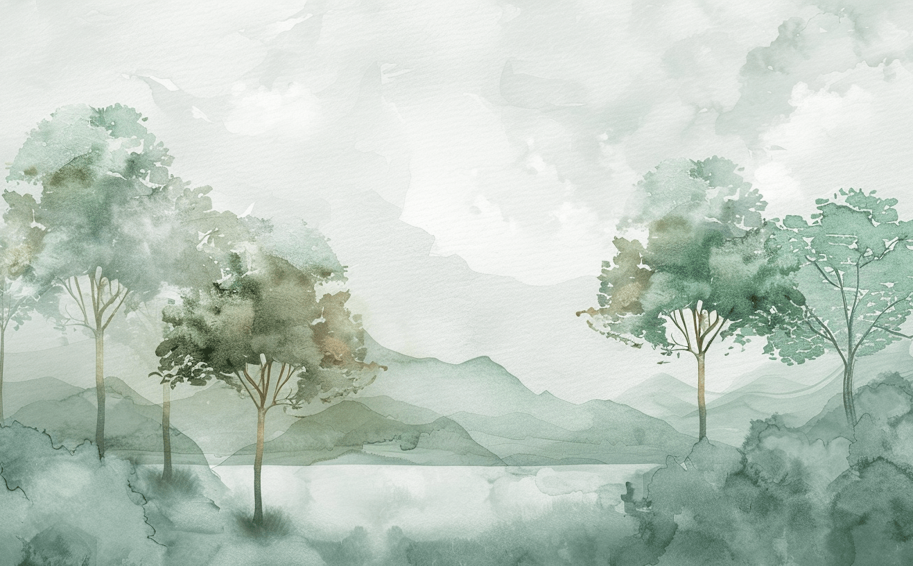 Charme Pastel - Illulart: Papier peint panoramique