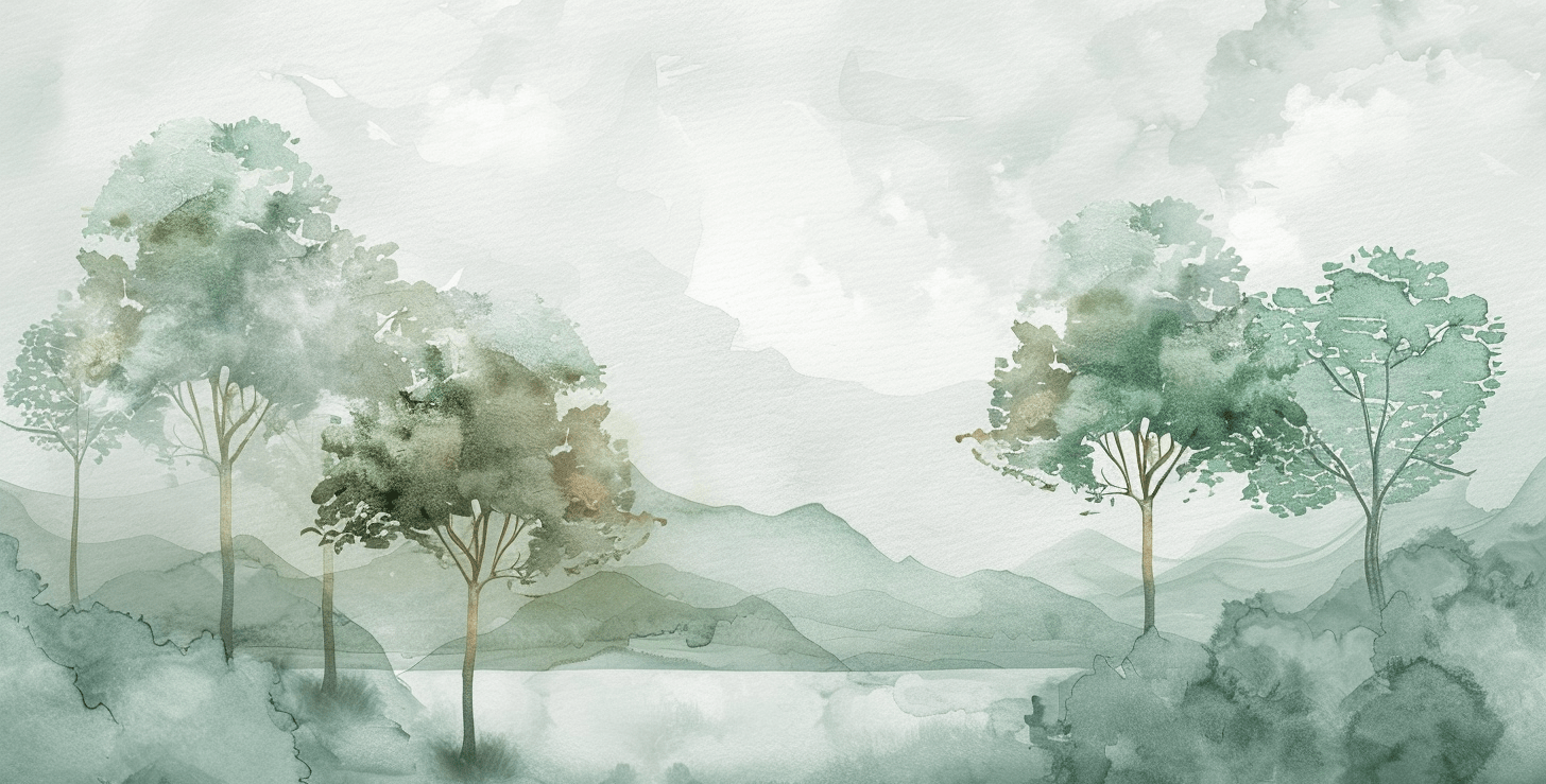 Charme Pastel - Illulart: Papier peint panoramique