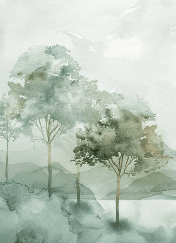 Charme Pastel : sérénité des nuances douces en papier peint - Illulart: Papier peint panoramique