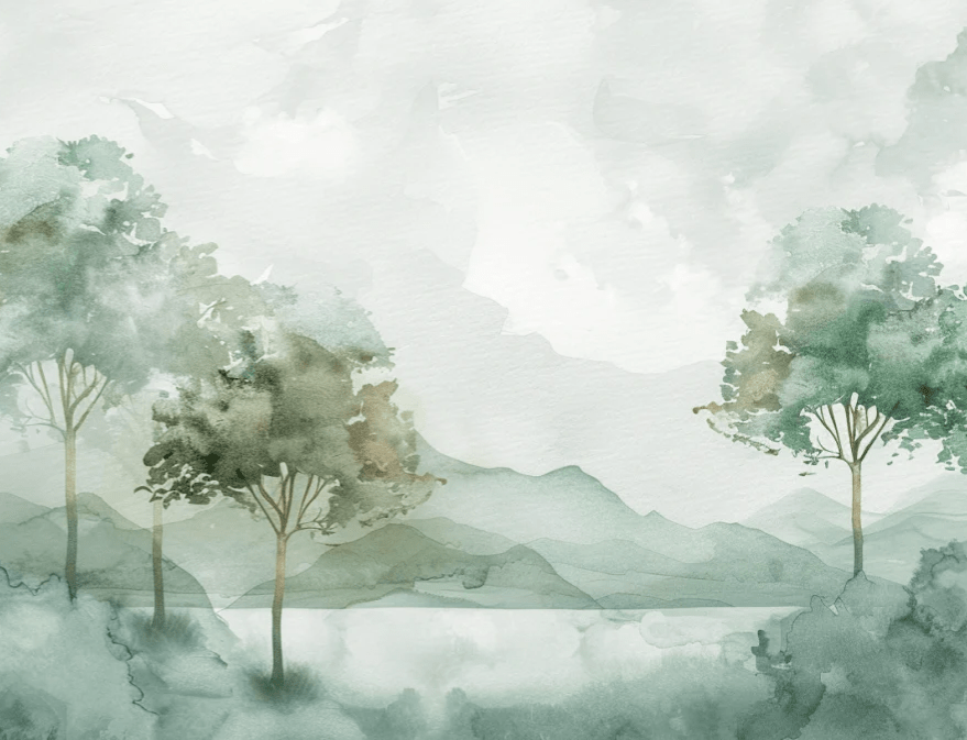 Charme Pastel : sérénité des nuances douces en papier peint - Illulart: Papier peint panoramique