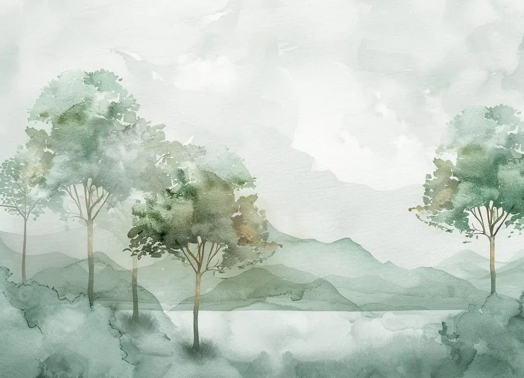 Charme Pastel : sérénité des nuances douces en papier peint - Illulart: Papier peint panoramique