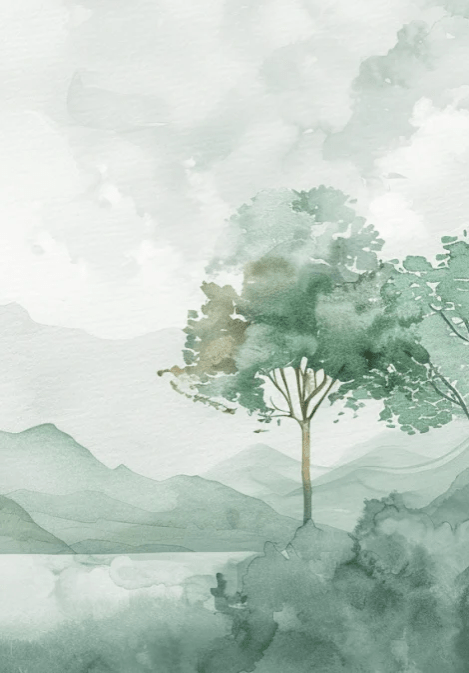 Charme Pastel : sérénité des nuances douces en papier peint - Illulart: Papier peint panoramique