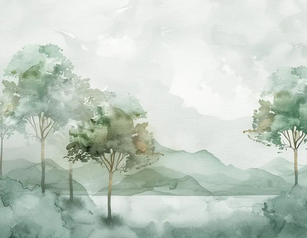 Charme Pastel : sérénité des nuances douces en papier peint - Illulart: Papier peint panoramique