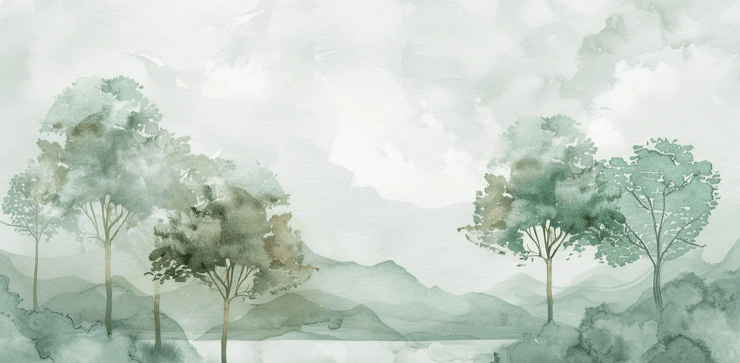 Charme Pastel : sérénité des nuances douces en papier peint - Illulart: Papier peint panoramique