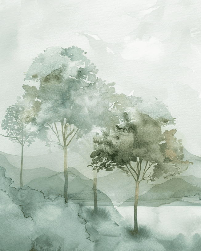 Charme Pastel : sérénité des nuances douces en papier peint - Illulart: Papier peint panoramique