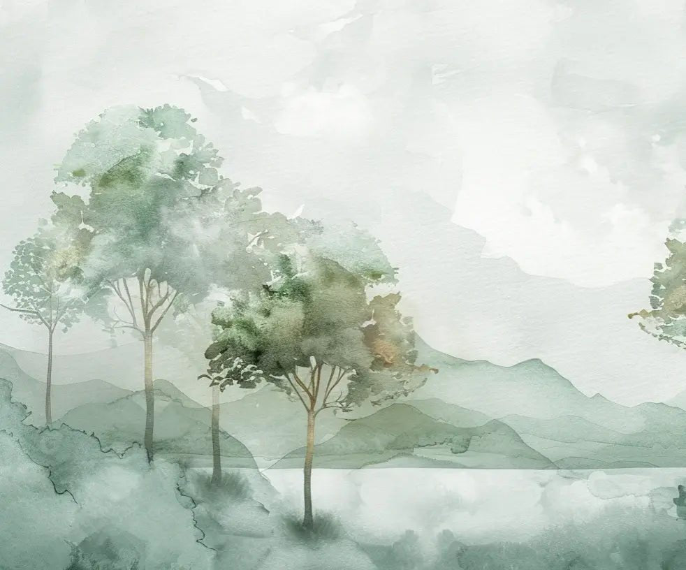 Charme Pastel : sérénité des nuances douces en papier peint - Illulart: Papier peint panoramique