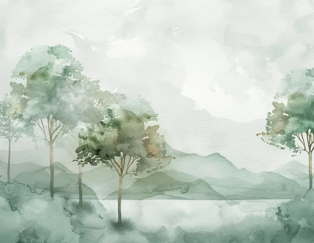 Charme Pastel : sérénité des nuances douces en papier peint - Illulart: Papier peint panoramique