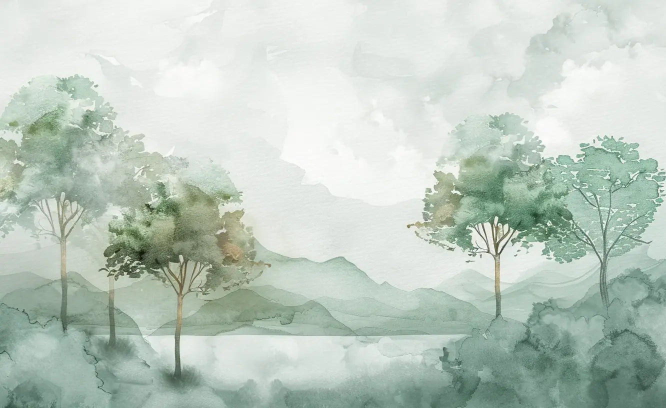 Charme Pastel : sérénité des nuances douces en papier peint - Illulart: Papier peint panoramique
