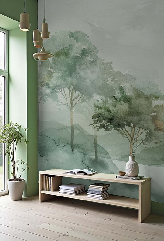 Charme Pastel : sérénité des nuances douces en papier peint - Illulart: Papier peint panoramique