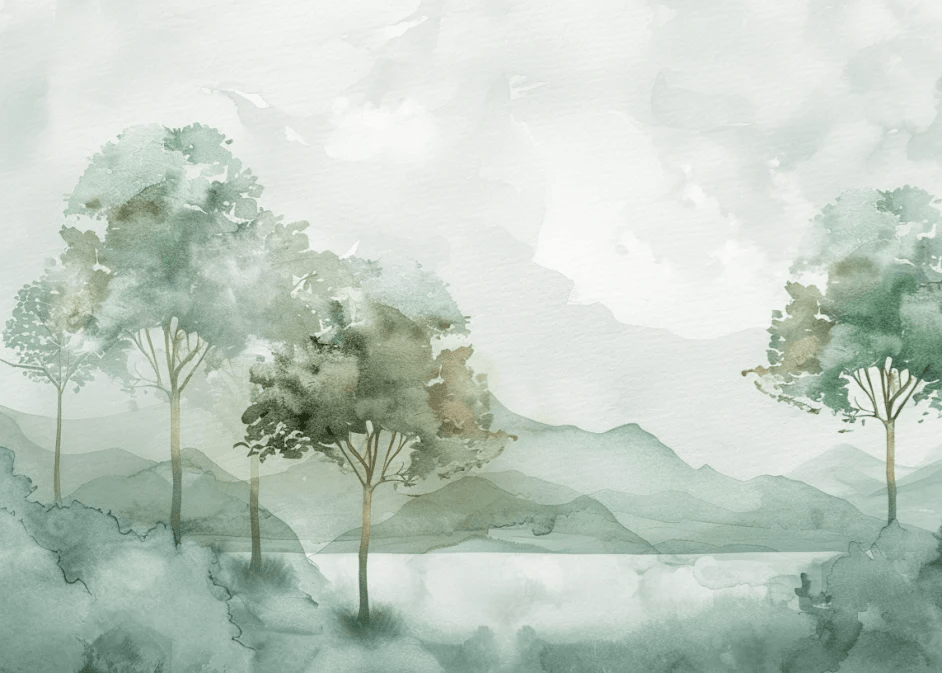 Charme Pastel : sérénité des nuances douces en papier peint - Illulart: Papier peint panoramique