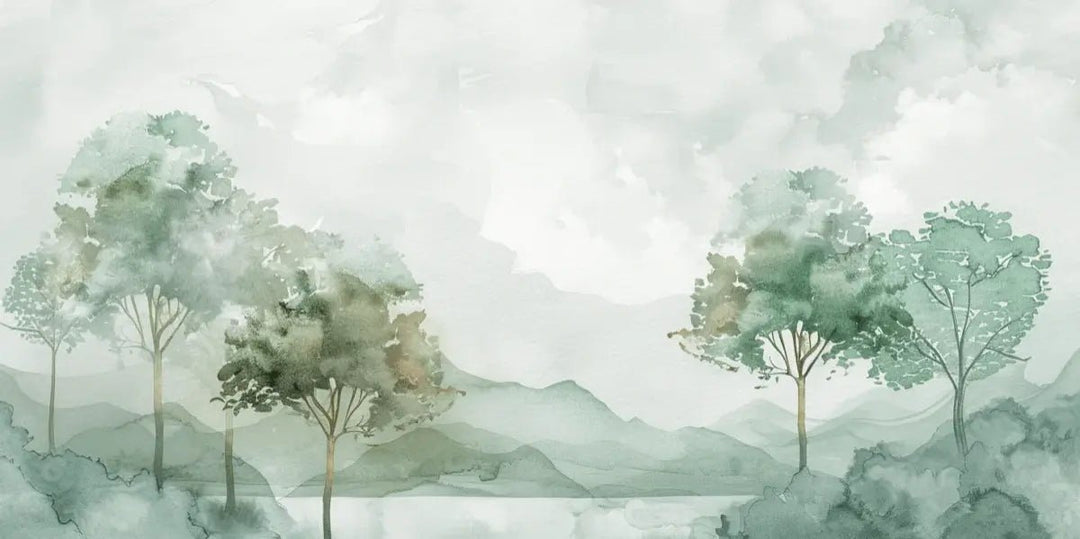 Charme Pastel : sérénité des nuances douces en papier peint - Illulart: Papier peint panoramique