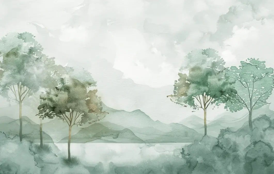 Charme Pastel : sérénité des nuances douces en papier peint - Illulart: Papier peint panoramique