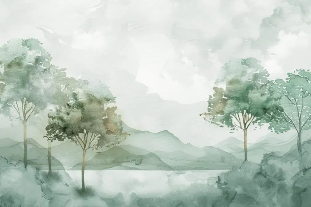 Charme Pastel : sérénité des nuances douces en papier peint - Illulart: Papier peint panoramique