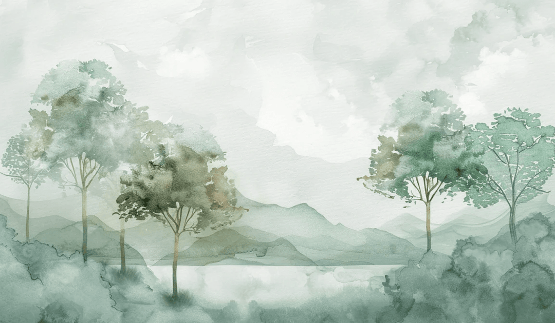 Charme Pastel : sérénité des nuances douces en papier peint - Illulart: Papier peint panoramique