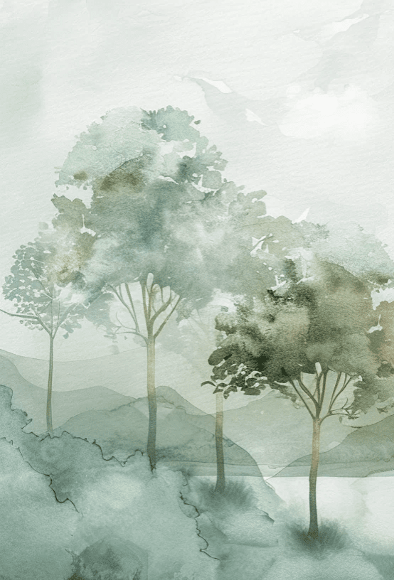 Charme Pastel : sérénité des nuances douces en papier peint - Illulart: Papier peint panoramique
