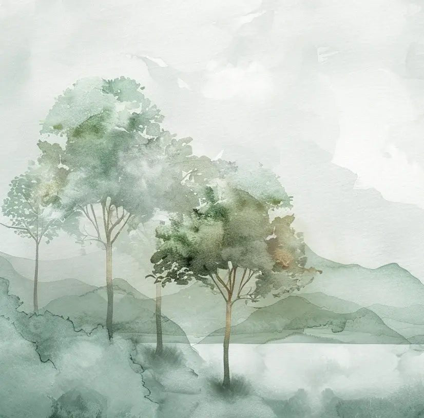 Charme Pastel : sérénité des nuances douces en papier peint - Illulart: Papier peint panoramique