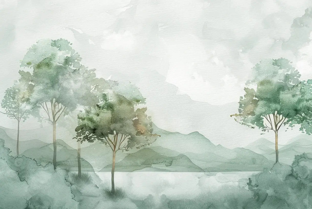 Charme Pastel : sérénité des nuances douces en papier peint - Illulart: Papier peint panoramique