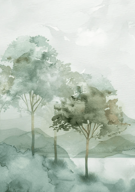 Charme Pastel : sérénité des nuances douces en papier peint - Illulart: Papier peint panoramique