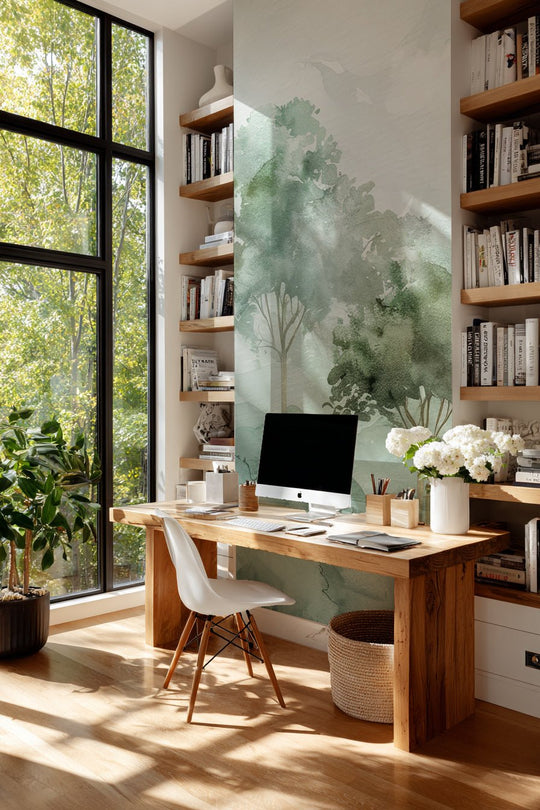 Charme Pastel : sérénité des nuances douces en papier peint - Illulart: Papier peint panoramique